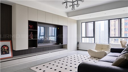 12w搞定現(xiàn)代奶油風(fēng)的家116m²|長沙麗爾曼頓全屋整裝